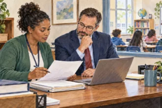 School administrators compile anonymous student access records.