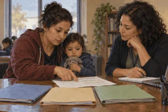 A parent and benefits navigator sort assistance applications.
