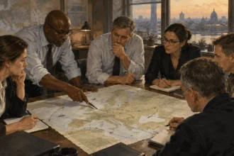 U.S. and allied defense advisers review European security planning.