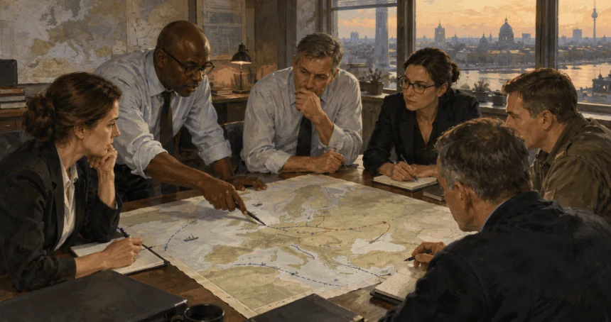 U.S. and allied defense advisers review European security planning.