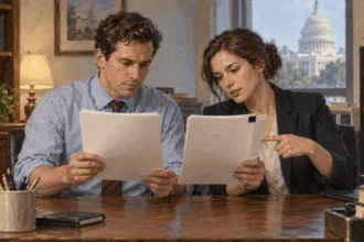 Congressional aides compare a plain bill with one carrying an attached provision.