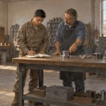 A service member logs practical trade work with a mentor.
