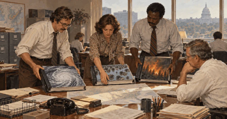 Civil servants consolidate separate disaster-response plans into one system.