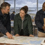 Local, state and federal staff coordinate a disaster response.