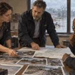 Officials review flood damage information before seeking federal assistance.